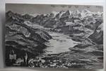 AK Thun Wetterhorn, Schreckhorn usw. 1963 gebraucht -