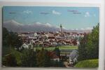 AK Traunstein Totalansicht mit Hochfelln. Hochge. Feldpost 1917 gebraucht -