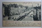 AK Zürich Limatquai 1904 gebraucht -