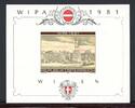 Österreich Gedenkblatt Österreich Gedenkblatt 8 postfrisch WIPA 1981 MiNr. 8 postfrisch WIPA 1981 -
