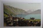 AK Montreux et Dents du Midi 1908 gebraucht -