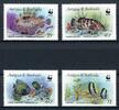 Antigua und Barbuda Antigua und Barbuda 1010-13 postfrisch Fische MiNr. 1010-13 postfrisch Fische -