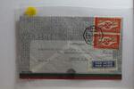 Portugal 592 auf Brief als Mehrfachfrankatur Luftpost -