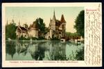 AK Budapest, Ungarn Burg Vajda-Hunyad im Stadtwäldchen 1901 gebraucht -