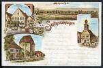 AK Sachsenhagen Ldkr. Schaumburg Gasthof Zum Stadtkeller, Schloß 1906 gebraucht -