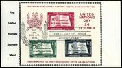 UNO New York UNO New York Block 1 I Ersttagesbrief/FDC MiNr. Block 1 I Ersttagesbrief/FDC -