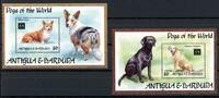 Antigua + Barbuda Antigua + Barbuda Block 288-89 postfrisch Hunderassen MiNr. Block 288-89 postfrisch Hunderassen -