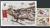 St. Vincent Gr St. Vincent Gr 2445-2446, Block 281 postfrisch Skifahren MiNr. 2445-2446, Block 281 postfrisch Skifahren -