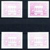 Schweiz ATM 1 A1-A4 Schweiz ATM 1 A1-A4 postfrisch postfrisch -