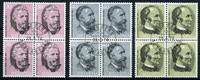 Schweiz Schweiz 1024-26 gestempelt Schweiz MiNr 1024-26 4er Blöcke VstST MiNr. 1024-26 gestempelt Schweiz MiNr 1024-26 4er Blöcke VstST -