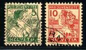 Schweiz Schweiz 128-129 gestempelt MiNr. 128-129 gestempelt -
