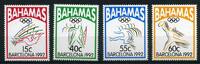 Bahamas Bahamas 783-86 postfrisch Olympiade 1992 MiNr. 783-86 postfrisch Olympiade 1992 -