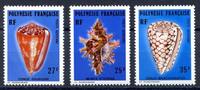 franz. Polynesien franz. Polynesien 228-230 postfrisch Muscheln MiNr. 228-230 postfrisch Muscheln -