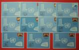 UNO Genf Blaue Karten Jahrgang 1980 UNO Genf Blaue Karten Jahrgang 1980 -