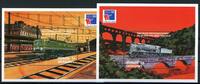Grenada/ Grenadinen Grenada/ Grenadinen Block 444-445 postfrisch Eisenbahn MiNr. Block 444-445 postfrisch Eisenbahn -