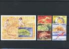 Uganda Uganda 1514-1519, Block 236 postfrisch Dinosaurier MiNr. 1514-1519, Block 236 postfrisch Dinosaurier -
