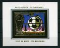 Dahomey Goldmarke Dahomey Goldmarke Block 37 B postfrisch Fußball WM 1974 MiNr. Block 37 B postfrisch Fußball WM 1974 -
