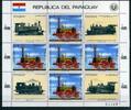 Paraguay Kleinbogen Paraguay Kleinbogen 3904 postfrisch Eisenbahn Lokomotive MiNr. 3904 postfrisch Eisenbahn Lokomotive -