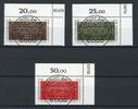 Bund Bund 1105-1107 KBWZ gestempelt Frankfurt MiNr. 1105-1107 KBWZ gestempelt Frankfurt -