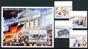 Ghana Ghana 1641-1644 + Block 190 postfrisch Mauerfall MiNr. 1641-1644 + Block 190 postfrisch Mauerfall -