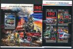 Sierra Leone Sierra Leone 8145-8148 + Bl 1158 postfrisch Eisenbahn MiNr. 8145-8148 + Bl 1158 postfrisch Eisenbahn -