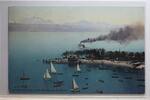 AK Le Port d`Ouchy et les Montagnes de Savoie gebraucht -