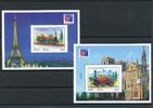 Malediven Malediven Block 438-439 postfrisch Eisenbahn MiNr. Block 438-439 postfrisch Eisenbahn -
