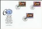 UNO Trio Brief UNO Trio Brief 90 60 Jahre UNO 2005 Ersttagesbrief/FDC MiNr. 90 60 Jahre UNO 2005 Ersttagesbrief/FDC -