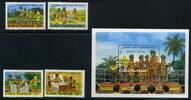 Grenada Grenada 1139-1142 +Bl 103 postfrisch Pfadfinder MiNr. 1139-1142 +Bl 103 postfrisch Pfadfinder -
