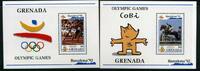 Grenada Grenada Block 251-52 postfrisch Olympia MiNr. Block 251-52 postfrisch Olympia -