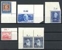 Bund kleines Lot Eckränder aus 1949-1952 Bund kleines Lot Eckränder aus 1949-1952 postfrisch alle gefaltet postfrisch alle gefaltet -