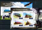 Guinea Klb Guinea Klb 11228-11231, Block 2542 postfrisch Eisenbahn MiNr. 11228-11231, Block 2542 postfrisch Eisenbahn -