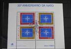 Portugal Portugal Block 26 mit 1439 gestempelt Nato MiNr. Block 26 mit 1439 gestempelt Nato -