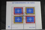 Portugal Portugal Block 26 mit 1439 gestempelt Nato MiNr. Block 26 mit 1439 gestempelt Nato -