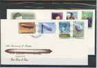 Malediven Malediven 721-28 Zeppelin Ersttagesbrief/FDC MiNr. 721-28 Zeppelin Ersttagesbrief/FDC -