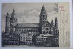 AK Mainz Dom vom Markt 1903 gebraucht -