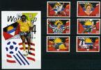 Antigua und Barbuda Antigua und Barbuda 2075-2080 + Bl 305 postfrisch Fußball MiNr. 2075-2080 + Bl 305 postfrisch Fußball -