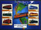 Guinea Kleinbogen Guinea Kleinbogen 3133-3138 postfrisch Eisenbahn Lokomotive MiNr. 3133-3138 postfrisch Eisenbahn Lokomotive -