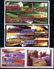 Uganda Uganda 1739-1750 + Block 264-265 postfrisch Eisenbahn MiNr. 1739-1750 + Block 264-265 postfrisch Eisenbahn -