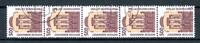 Bund Rollenmarken 5er Streifen Bund Rollenmarken 5er Streifen 1679 R I gestempelt Nr. 060 MiNr. 1679 R I gestempelt Nr. 060 -