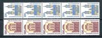 Bund Rollenmarken 5er Streifen Bund Rollenmarken 5er Streifen 1665 + 1679 R I postfrisch MiNr. 1665 + 1679 R I postfrisch -