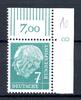 Bund Bund 181 v DZ 8 postfrisch MiNr. 181 v DZ 8 postfrisch -
