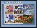 Guinea Bissau KB mit Guinea Bissau KB mit 2869-2872 postfrisch Bauwerke + Denkmäler MiNr. 2869-2872 postfrisch Bauwerke + Denkmäler -