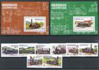 Grenada Grenada 1325-1332, Block 132-133 postfrisch Eisenbahn MiNr. 1325-1332, Block 132-133 postfrisch Eisenbahn -