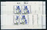 Berlin Berlin 650-53 postfrisch alle 4 Ecken, Form Nr. 1, Blumen MiNr. 650-53 postfrisch alle 4 Ecken, Form Nr. 1, Blumen -
