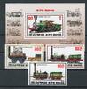 Nordkorea Nordkorea 2371-2373, Block 146 postfrisch Eisenbahn MiNr. 2371-2373, Block 146 postfrisch Eisenbahn -