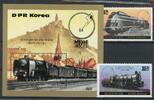 Nordkorea Nordkorea 2465-2466, Block 177 postfrisch Eisenbahn MiNr. 2465-2466, Block 177 postfrisch Eisenbahn -