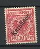 Deutsche Kolonien Karolinen Deutsche Kolonien Karolinen 3 I postfrisch MiNr. 3 I postfrisch   