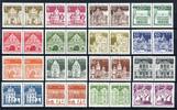 Berlin DS Berlin DS 270-285 postfrisch große Bauwerke Paare komplett MiNr. 270-285 postfrisch große Bauwerke Paare komplett -