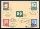 Bund Bund 173-176 + 197 gestempelt Hannover Messe auf Postkarte MiNr. 173-176 + 197 gestempelt Hannover Messe auf Postkarte -